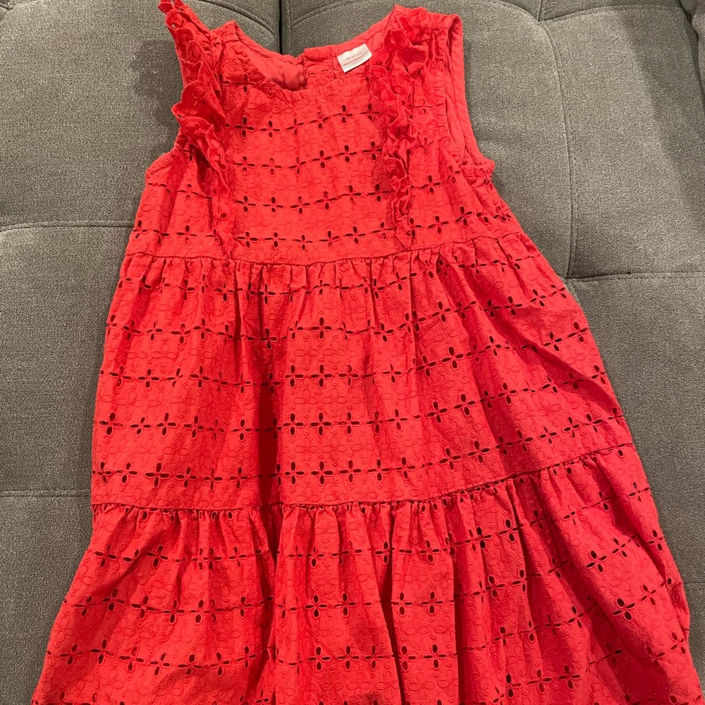 Hanna Andersson eyelet dress size 130 (8)